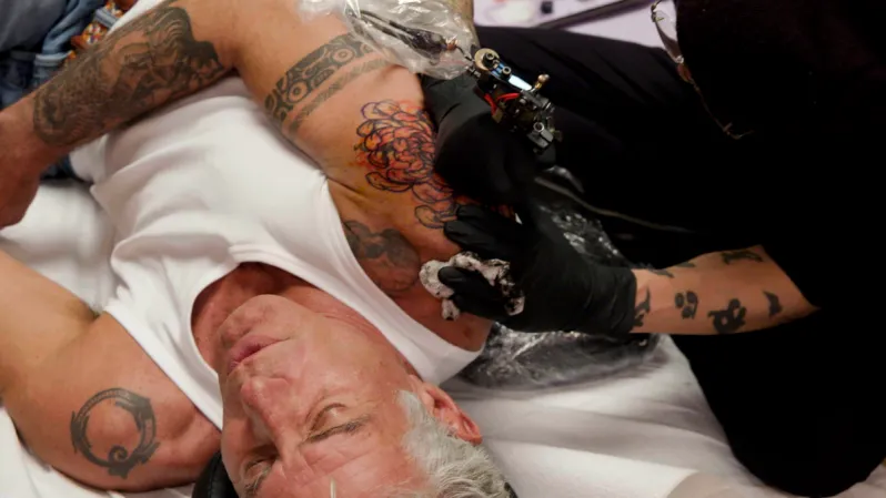 Bourdain’s Iban Tattoo